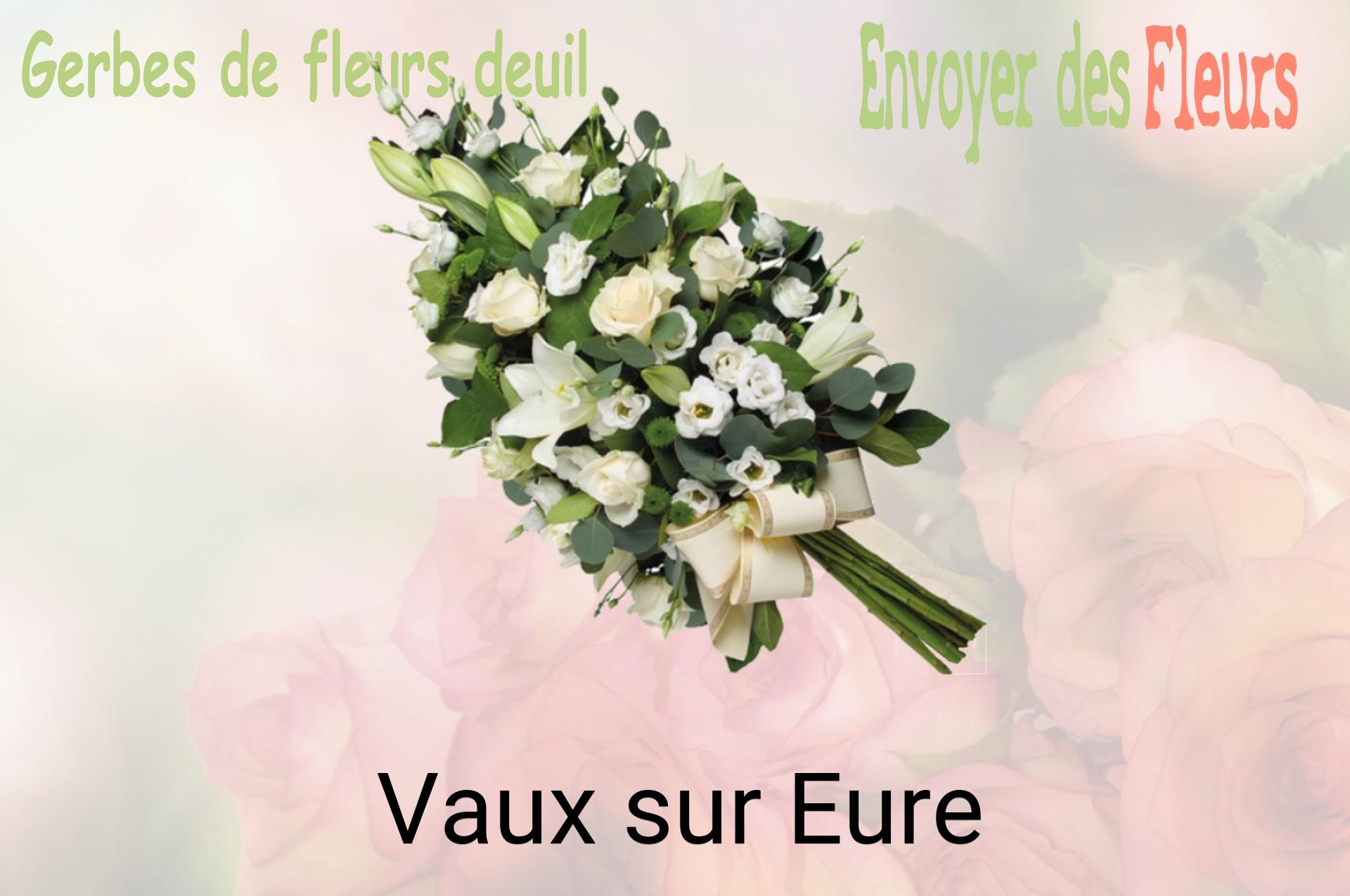 Gerbe de fleurs de deuil livrée à Vaux-sur-Eure